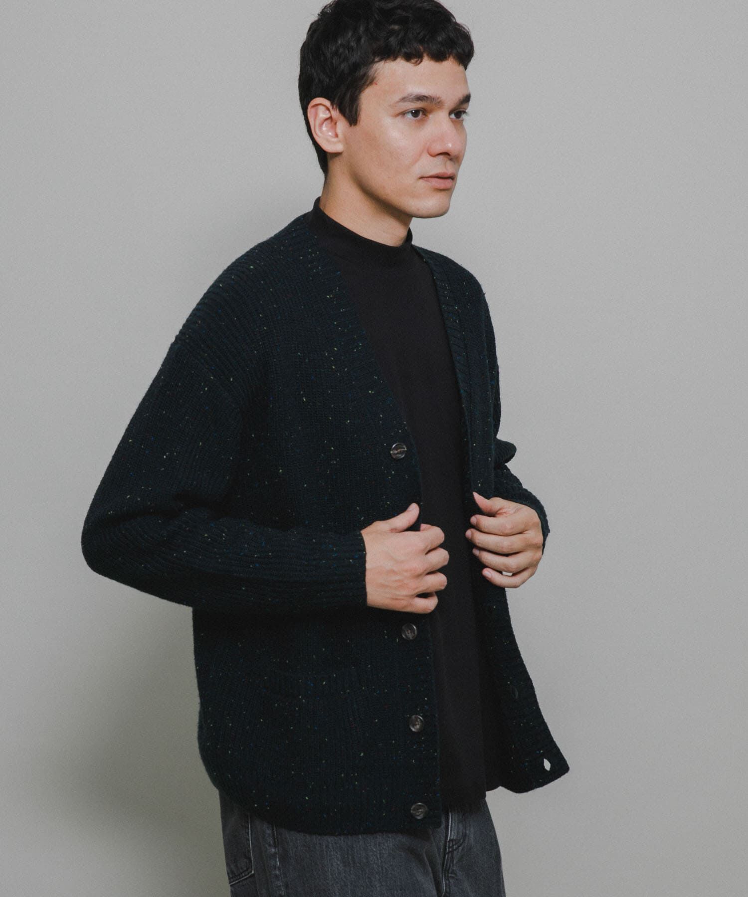 Sonny Label 「ウォッシャブルウール混ネップカーディガン」|カーディガン|