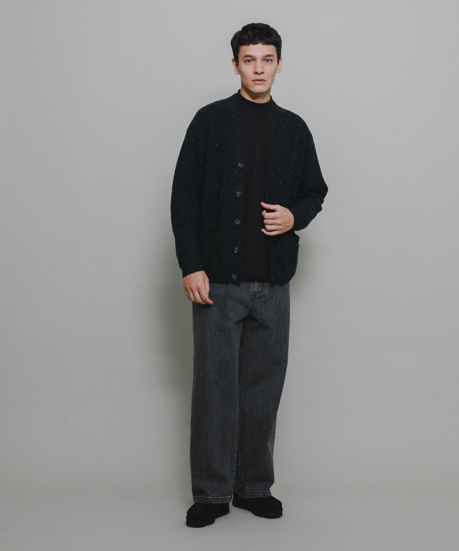 Sonny Label 「ウォッシャブルウール混ネップカーディガン」|カーディガン|