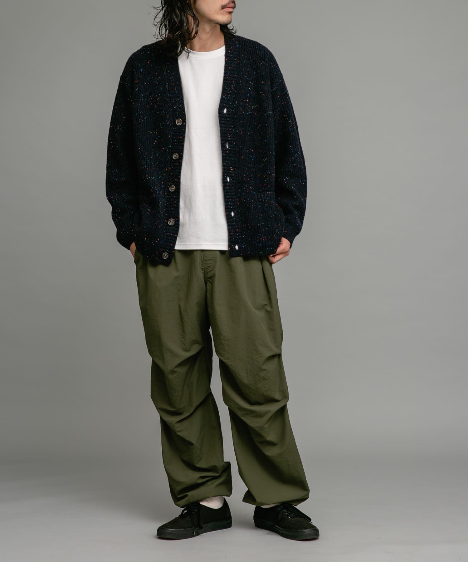 Sonny Label 「ウォッシャブルウール混ネップカーディガン」|カーディガン|