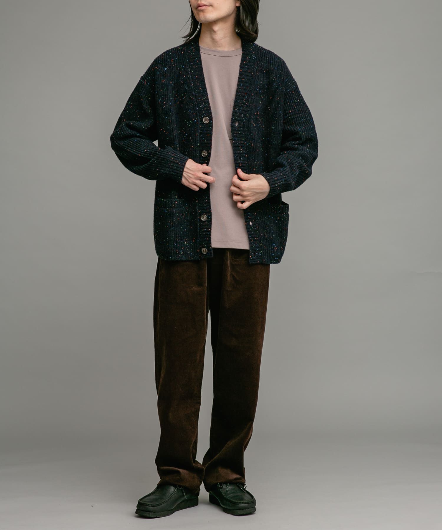 Sonny Label 「ウォッシャブルウール混ネップカーディガン」|カーディガン|