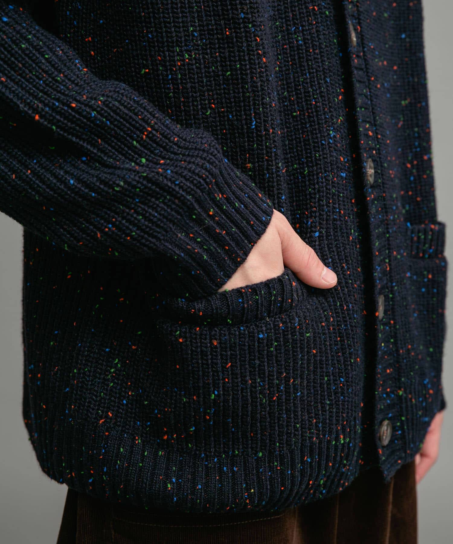 Sonny Label 「ウォッシャブルウール混ネップカーディガン」|カーディガン|