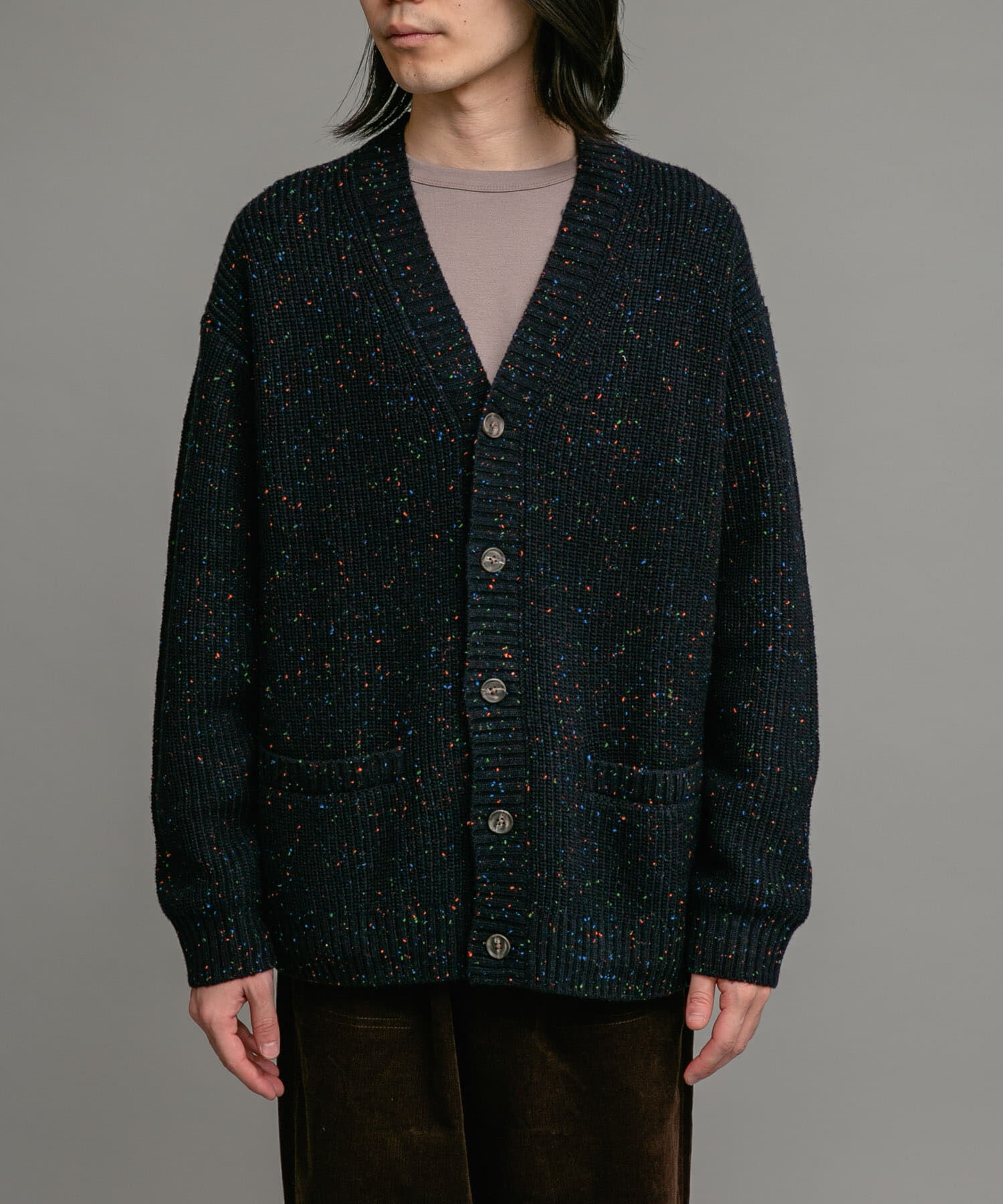 Sonny Label 「ウォッシャブルウール混ネップカーディガン」|カーディガン|