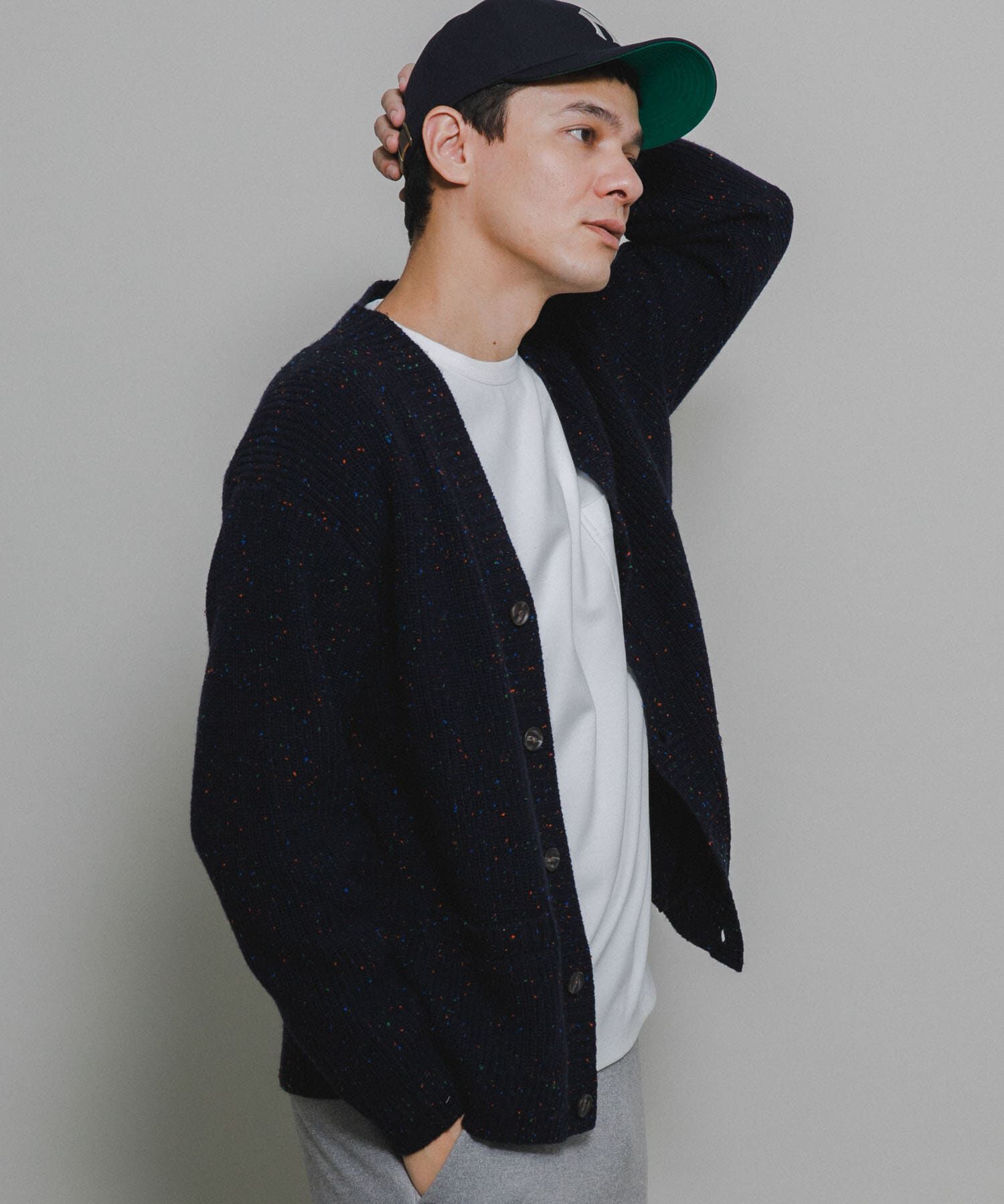 Sonny Label 「ウォッシャブルウール混ネップカーディガン」|カーディガン|