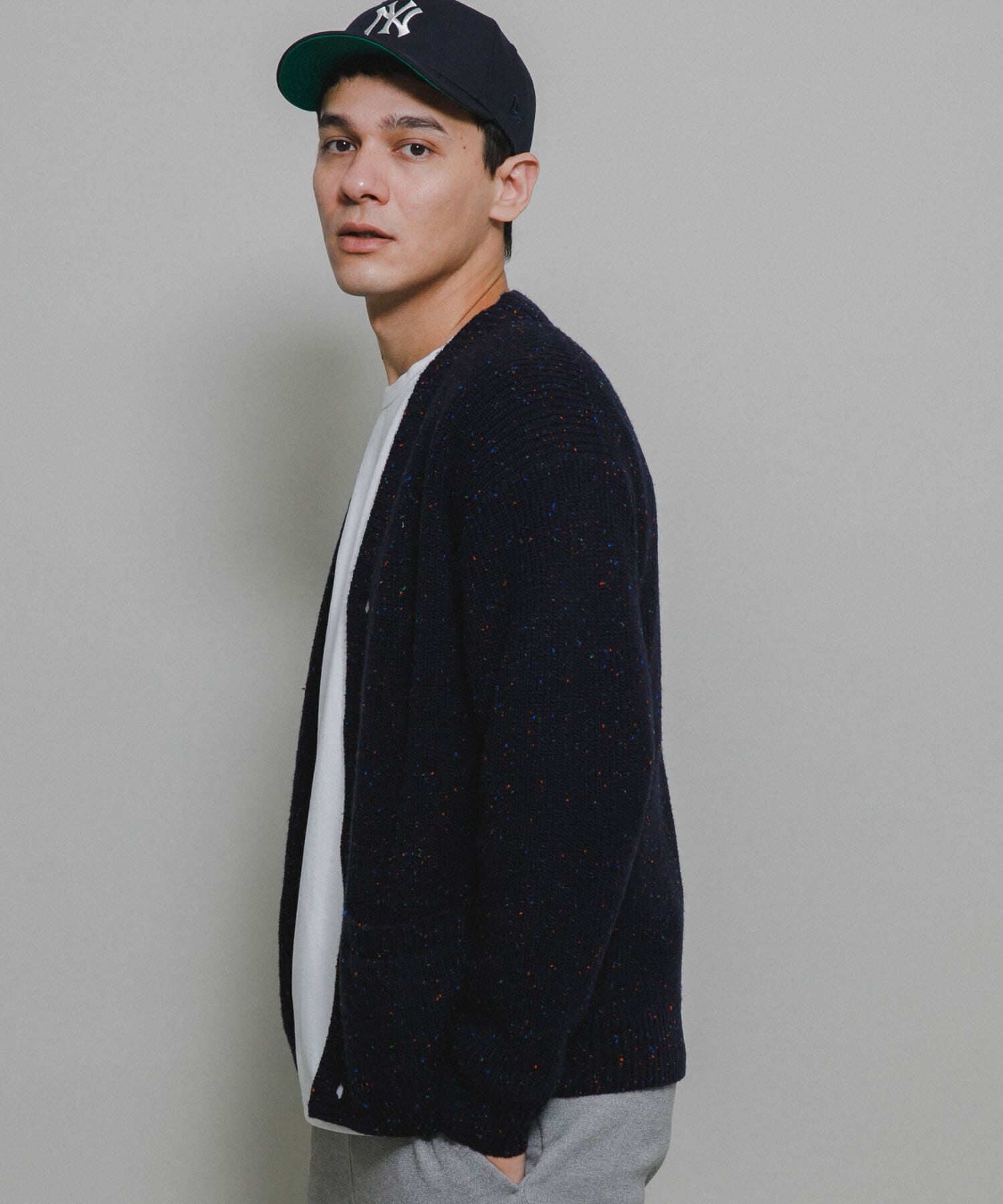 Sonny Label 「ウォッシャブルウール混ネップカーディガン」|カーディガン|