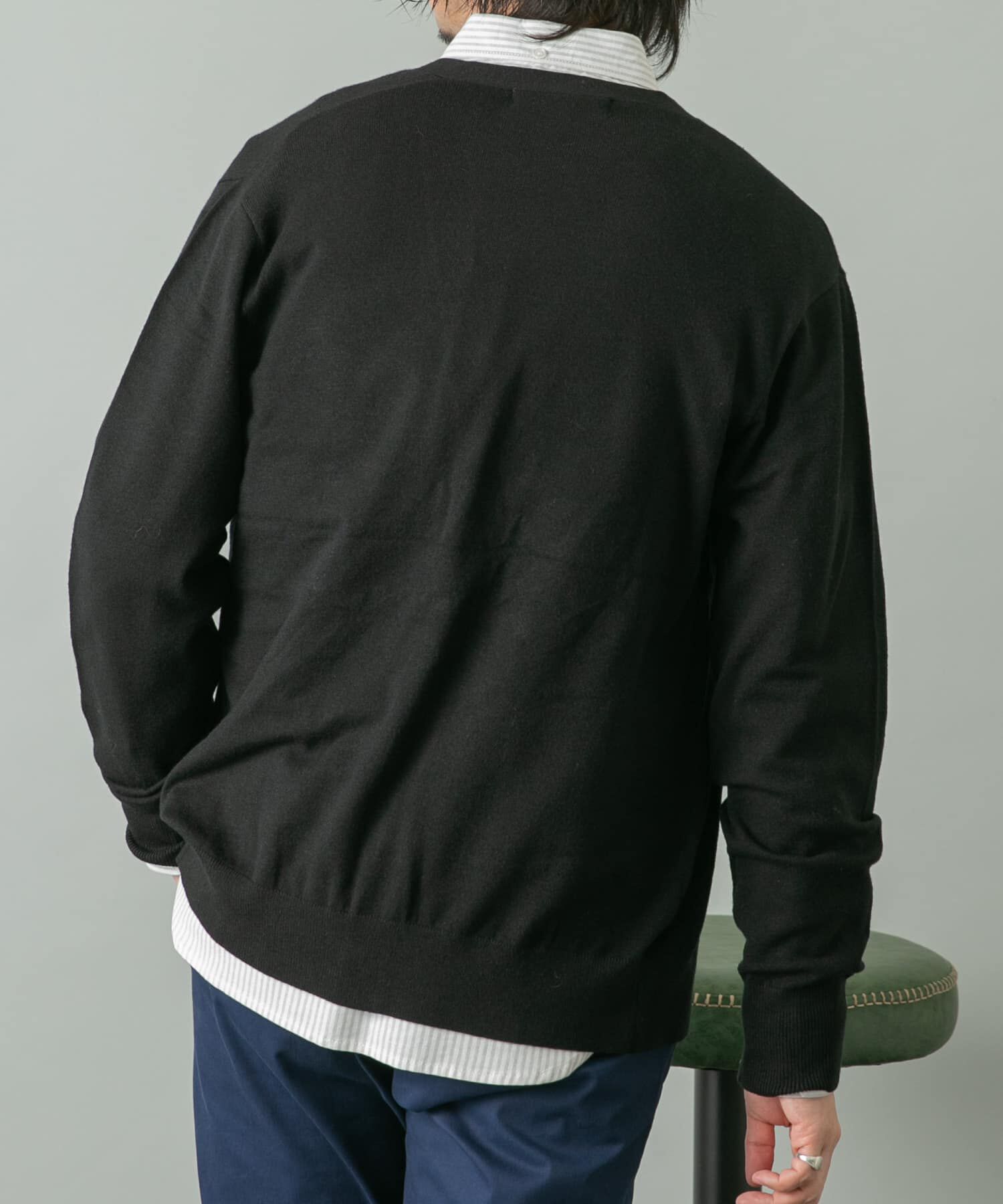 URBAN RESEARCH ROSSO「『WEB限定』ウォッシャブルストレッチVネックニットカーディガン」|カーディガン|