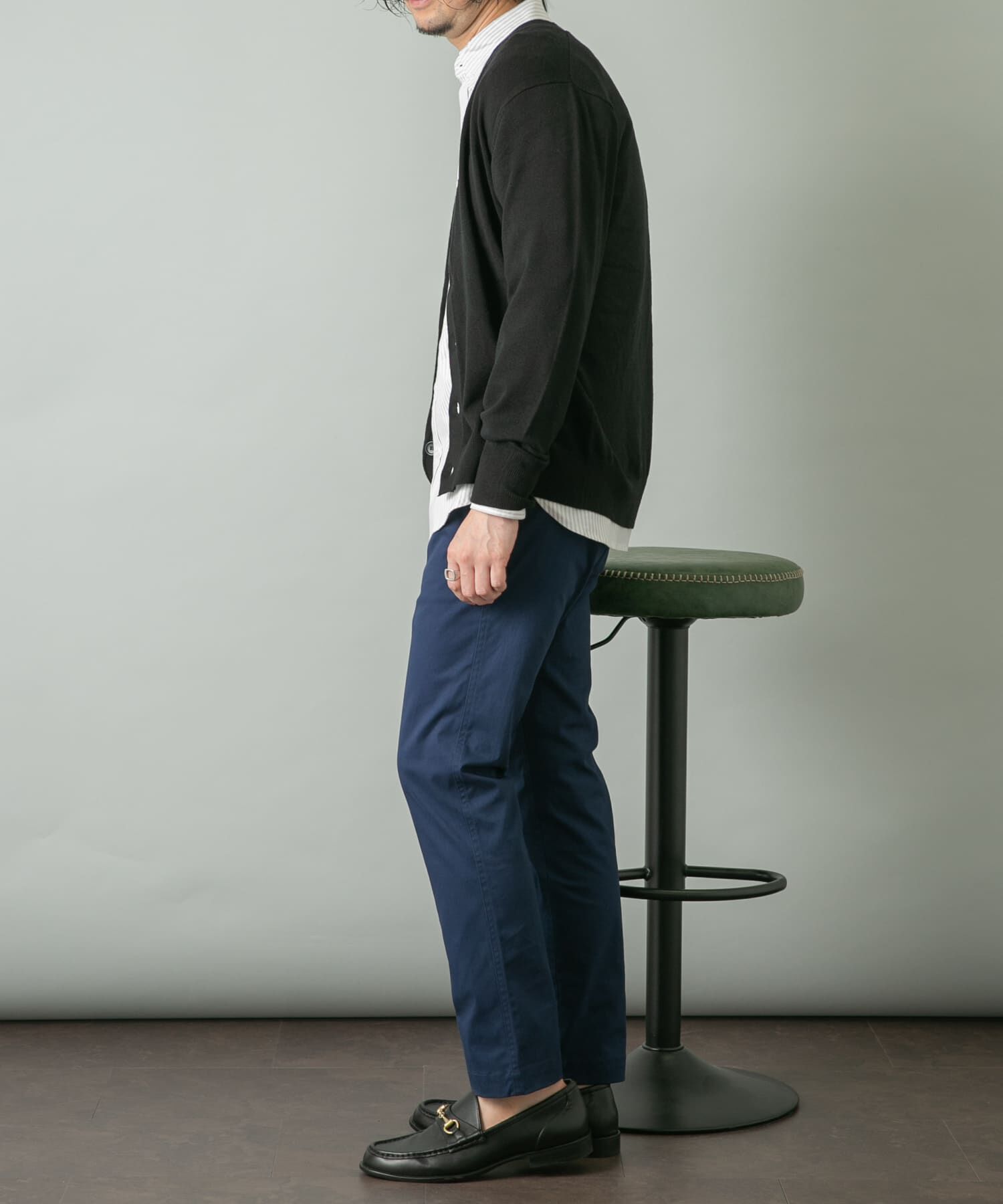 URBAN RESEARCH ROSSO「『WEB限定』ウォッシャブルストレッチVネックニットカーディガン」|カーディガン|