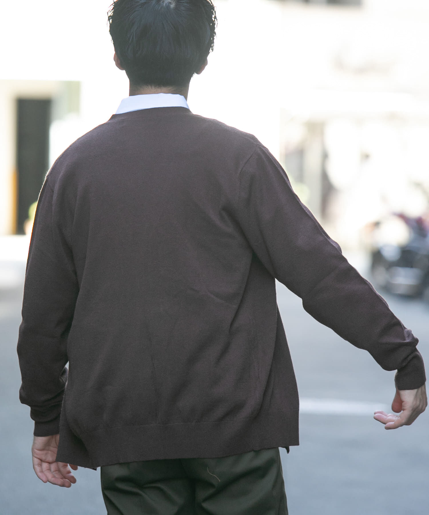 URBAN RESEARCH ROSSO「『WEB限定』ウォッシャブルストレッチVネックニットカーディガン」|カーディガン|