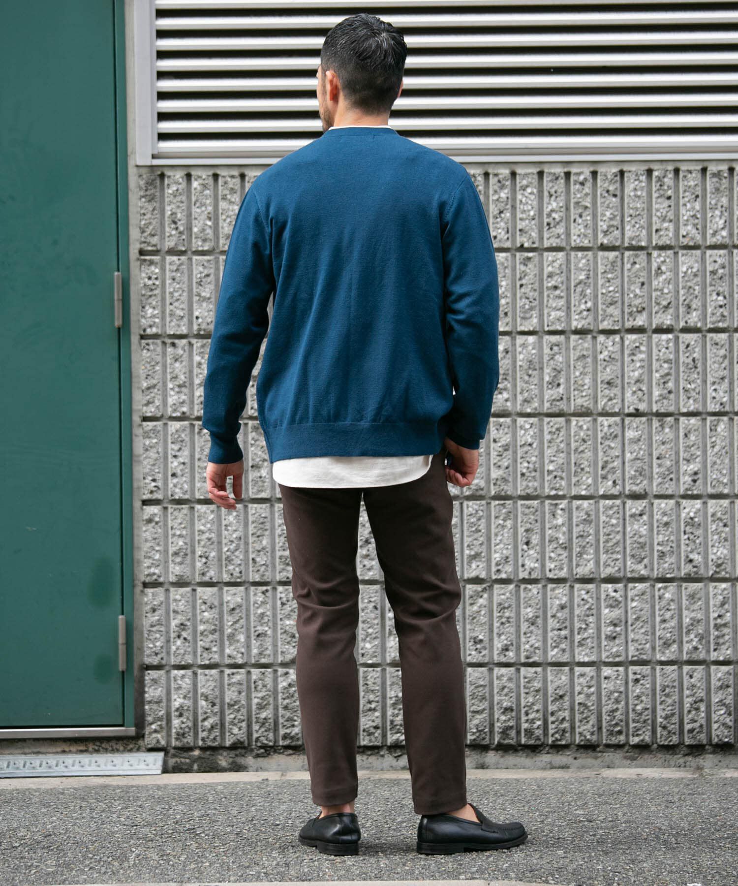 URBAN RESEARCH ROSSO「『WEB限定』ウォッシャブルストレッチVネックニットカーディガン」|カーディガン|