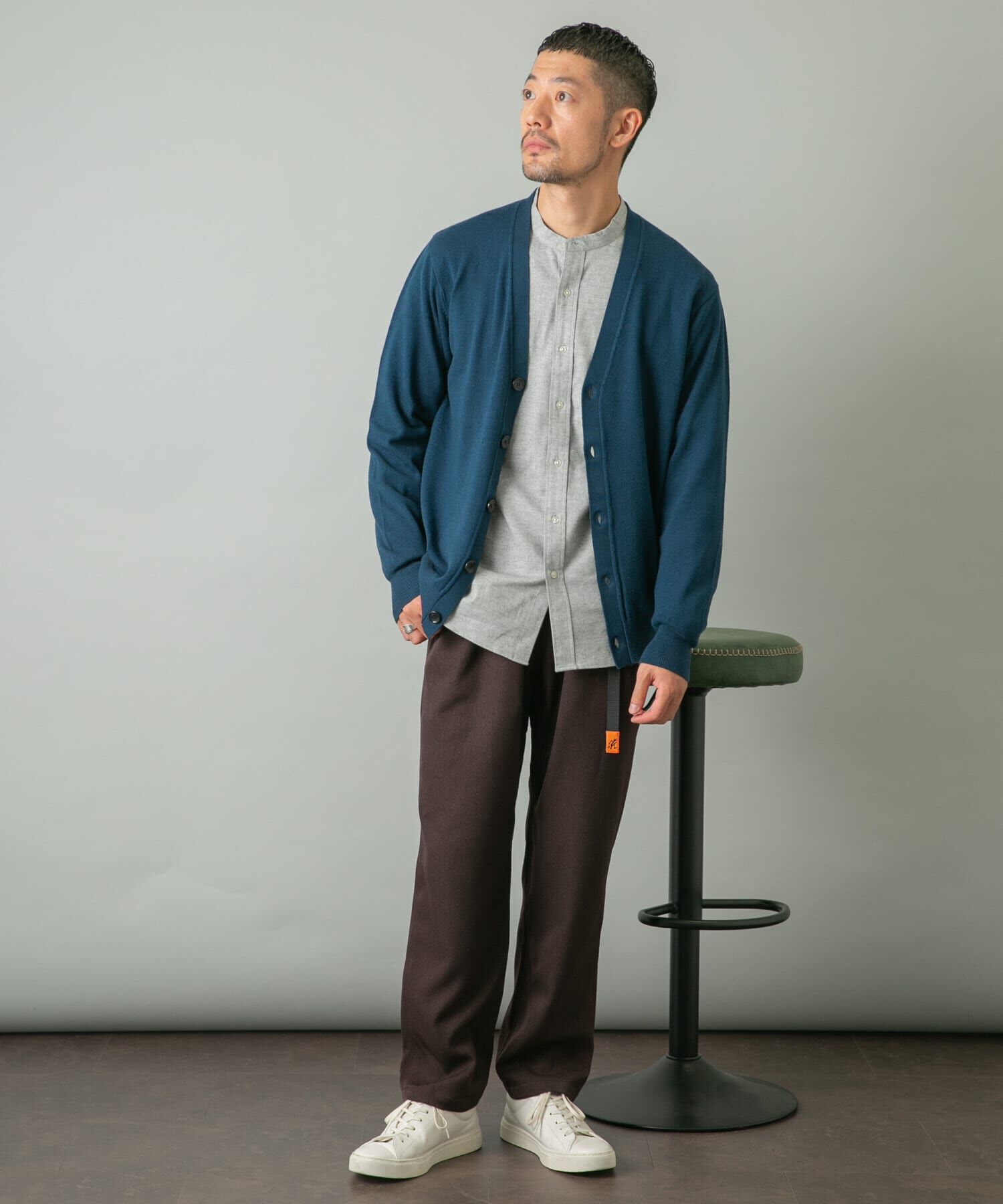 URBAN RESEARCH ROSSO「『WEB限定』ウォッシャブルストレッチVネックニットカーディガン」|カーディガン|