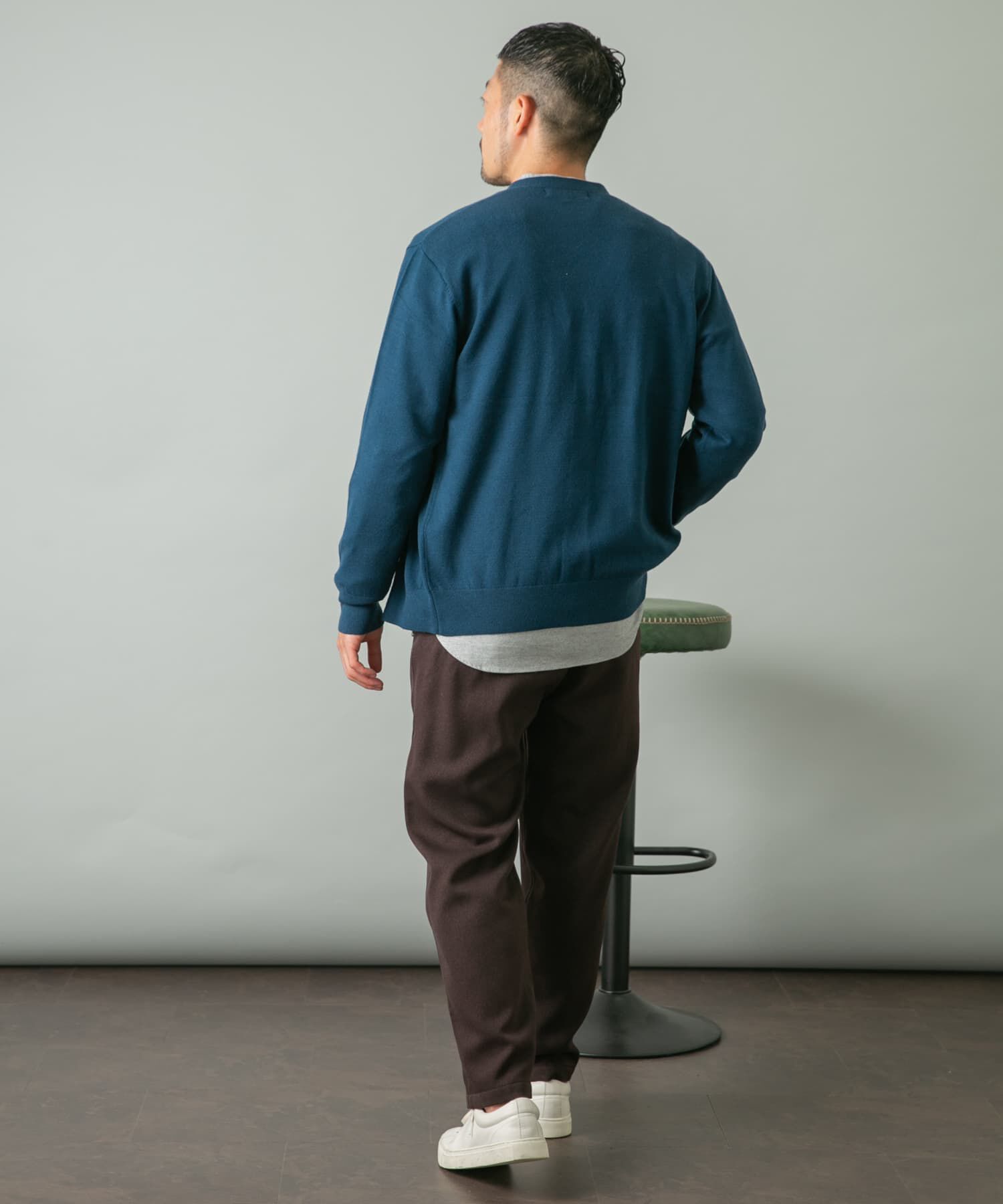 URBAN RESEARCH ROSSO「『WEB限定』ウォッシャブルストレッチVネックニットカーディガン」|カーディガン|