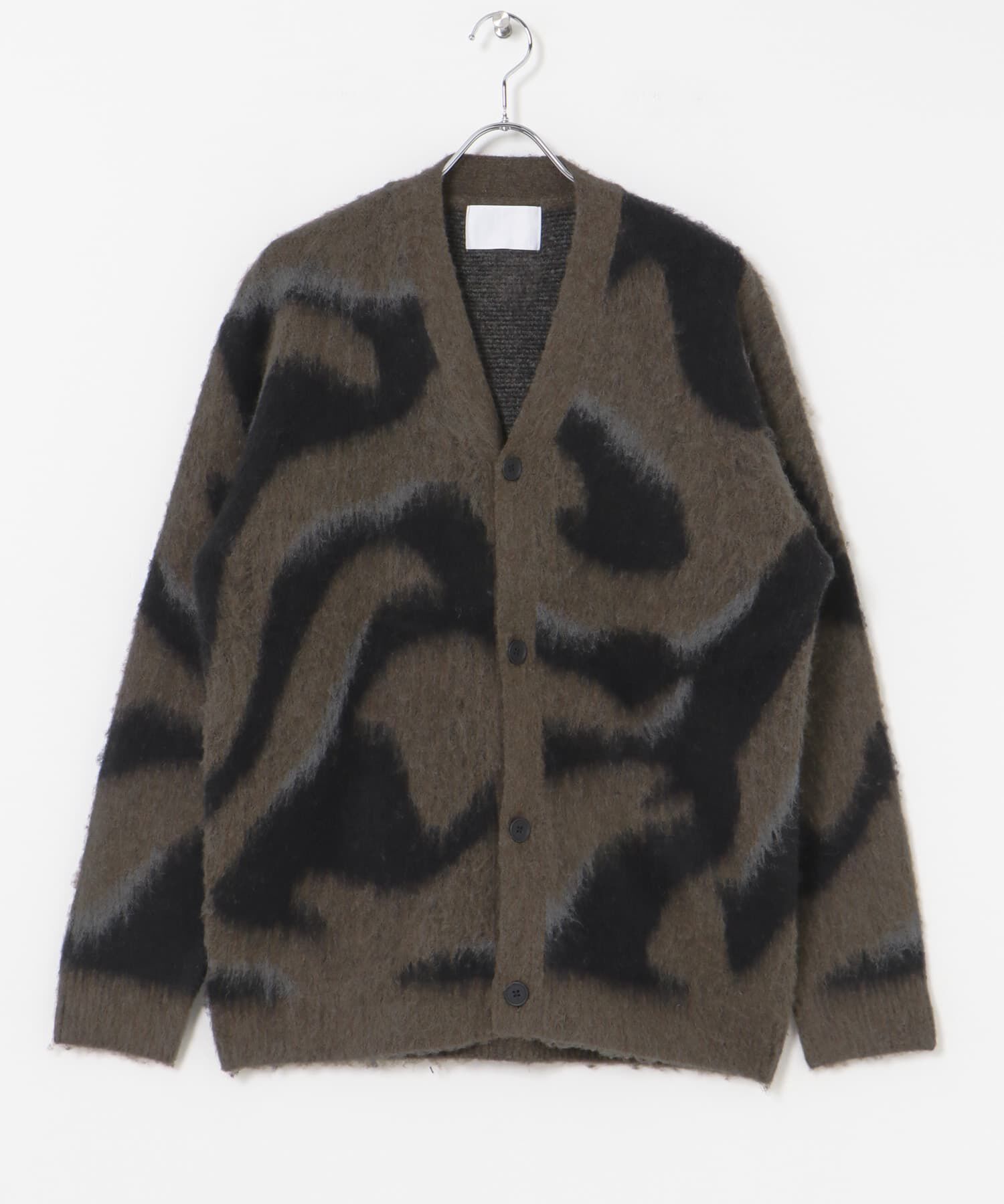 URBAN RESEARCH「URBAN RESEARCH iD　パターン起毛カーディガン」|カーディガン|