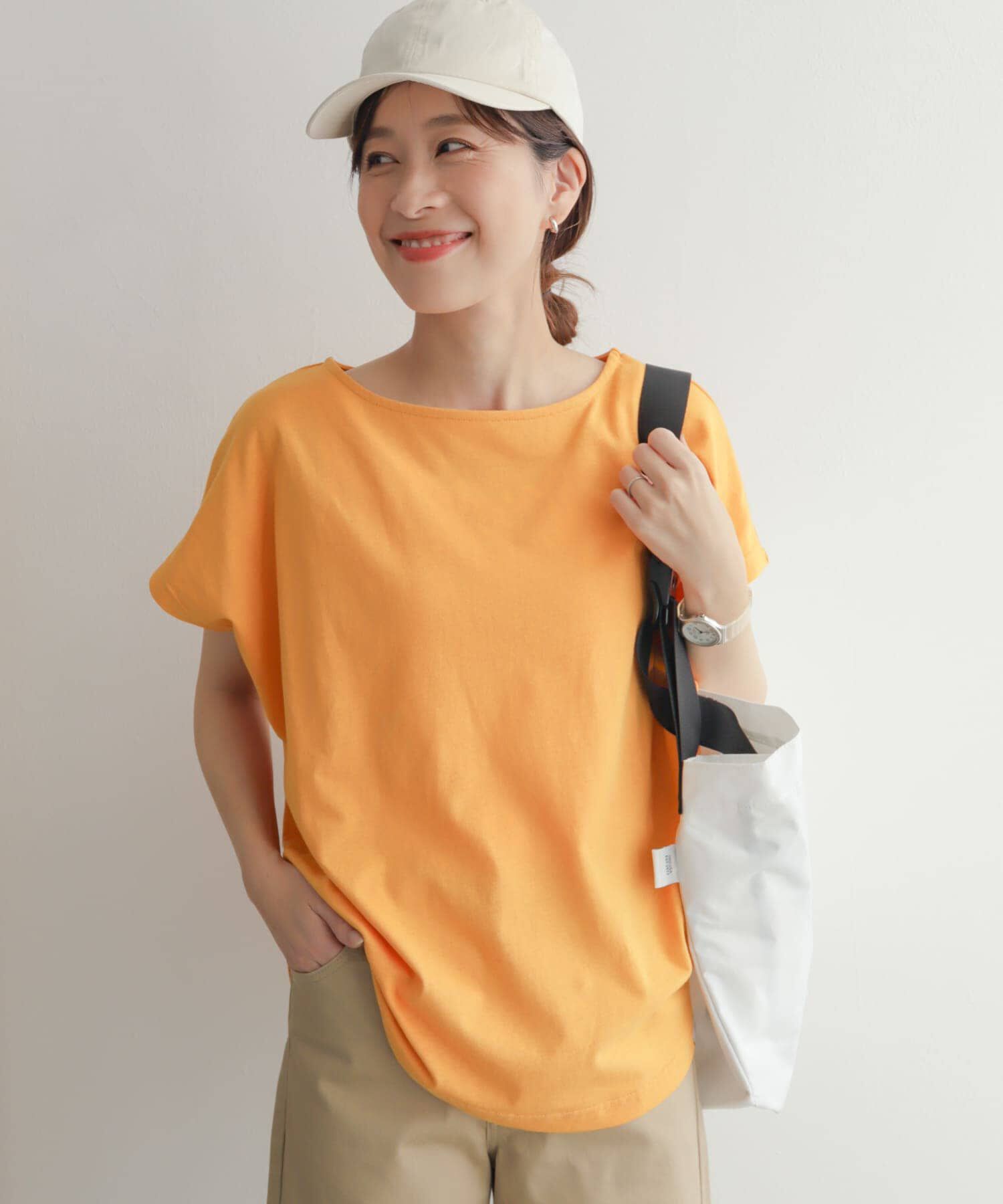 URBAN RESEARCH DOORS「add fabrics オーバーフレンチTシャツ」|Tシャツ・カットソー|