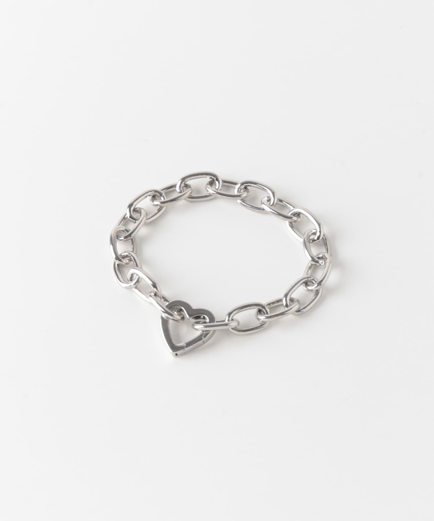 SMELLY「ハートカラビナチェーンブレスレット」|ブレスレット・バングル|