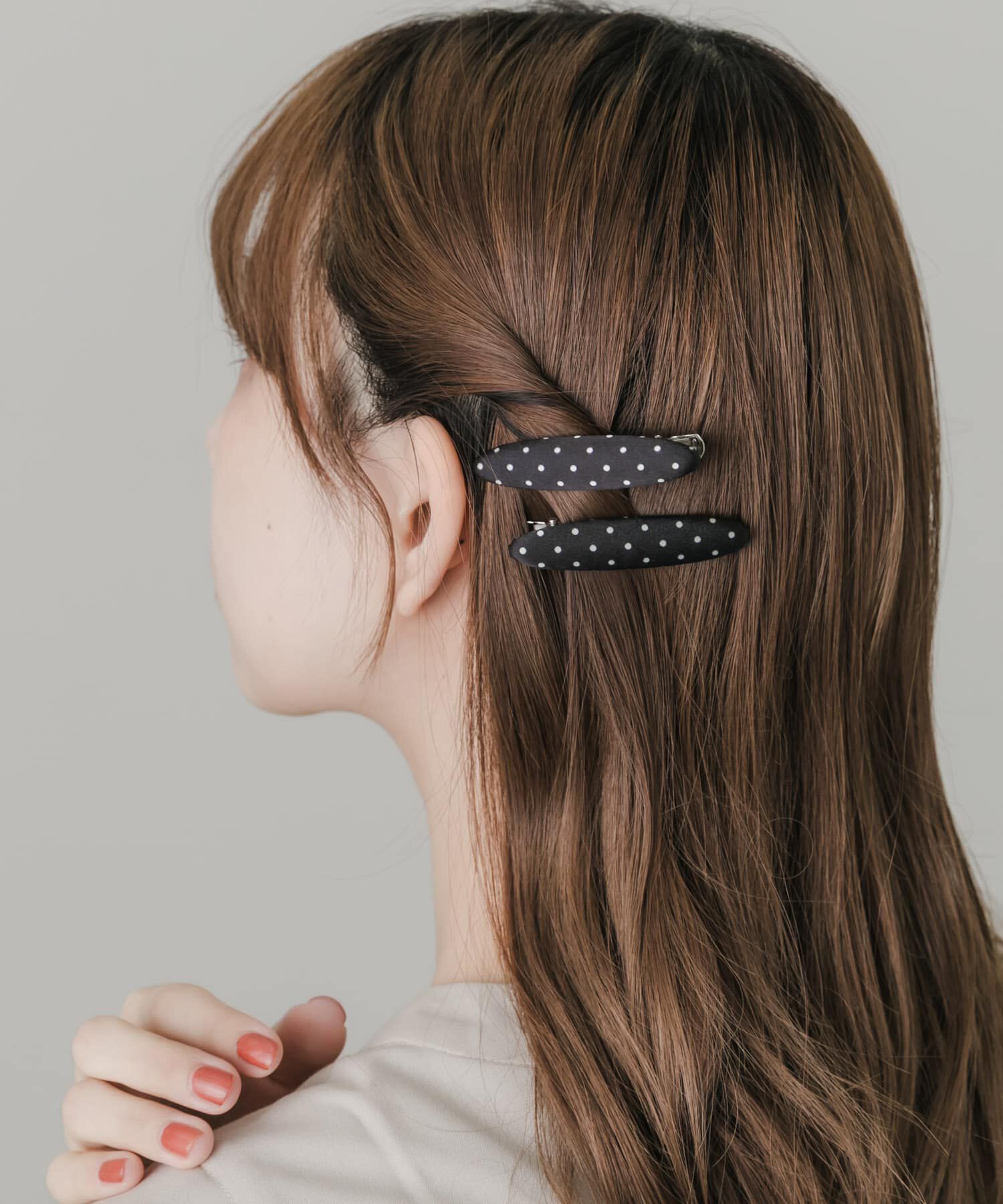 SMELLY「ドットサテンヘアピン」|その他|