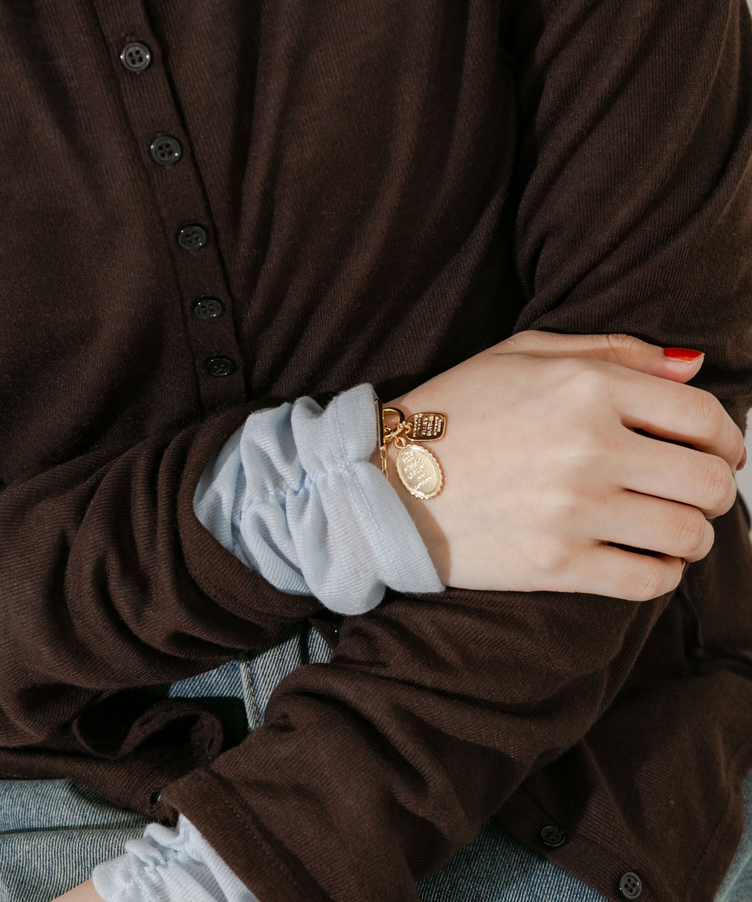 SMELLY「コインチャームマンテルブレスレット」|ブレスレット・バングル|