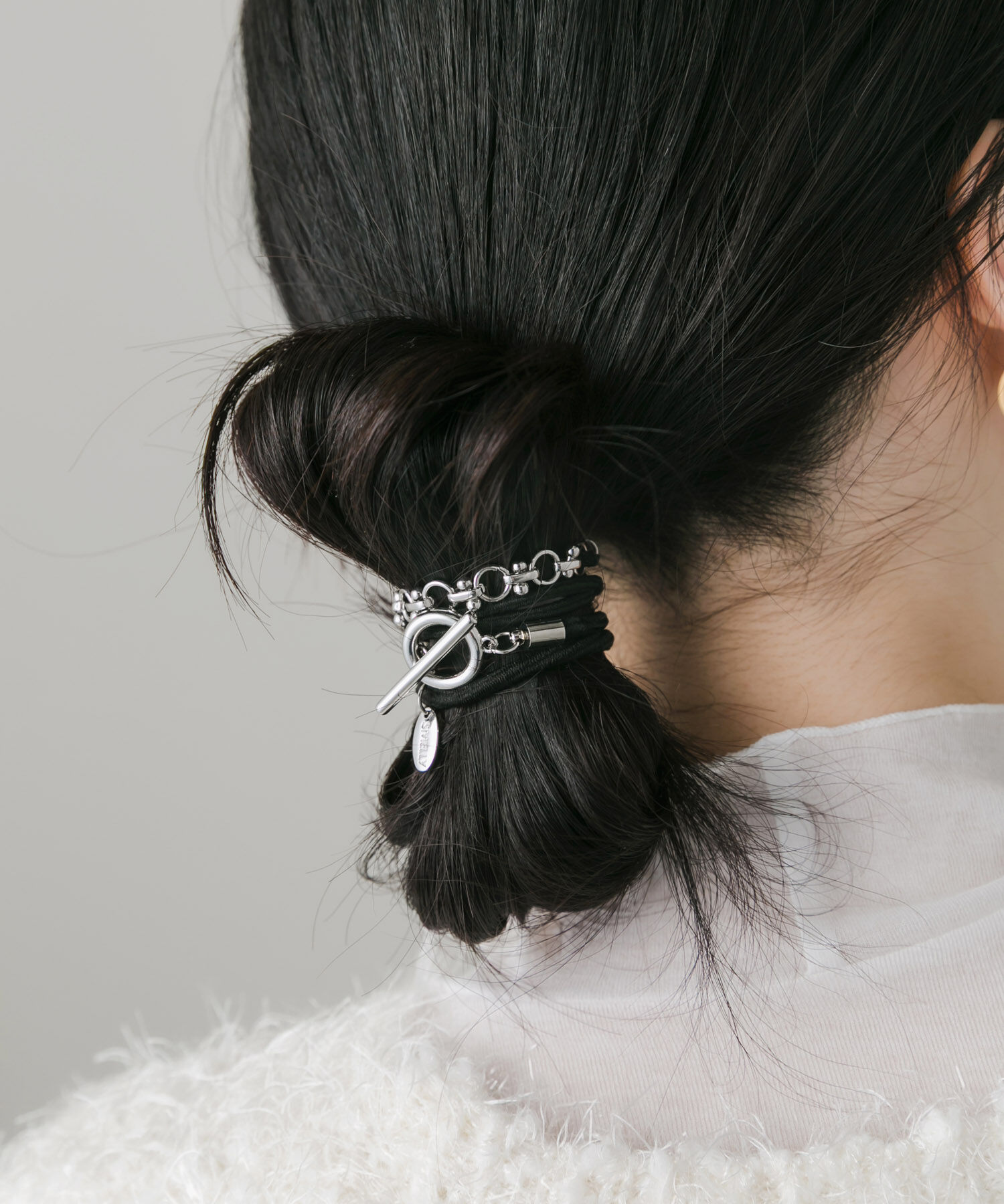 SMELLY「マンテルチェーン2セットヘアポニー」|ヘアゴム・シュシュ|