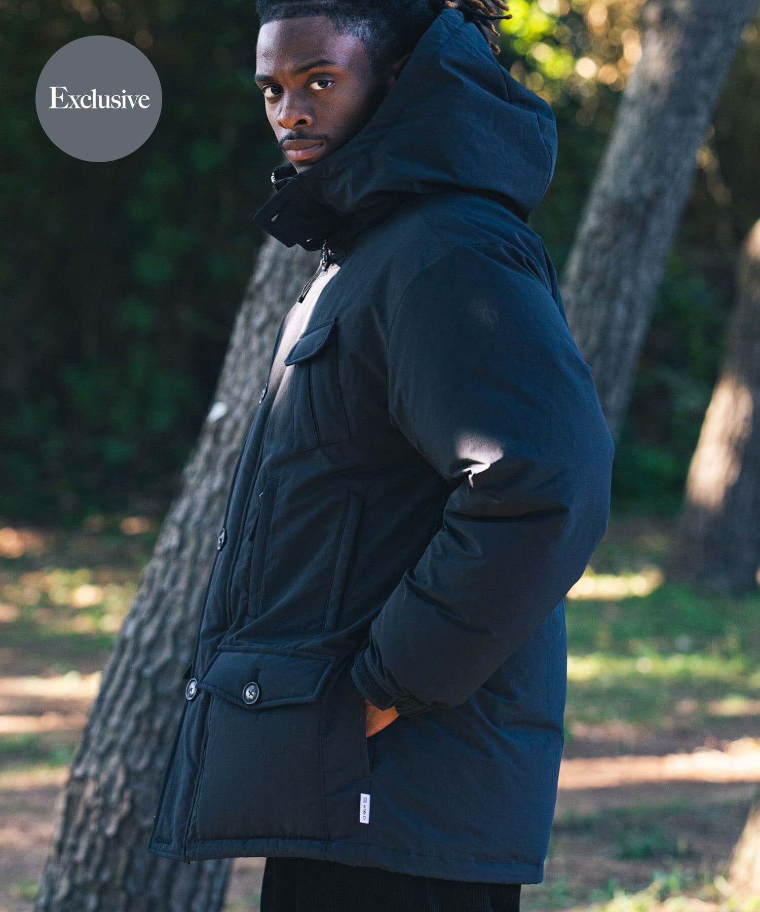 URBAN RESEARCH「『別注』KWD&times;URBAN RESEARCH　JAPAN DOWN JACKET」|ダウン|ブラック