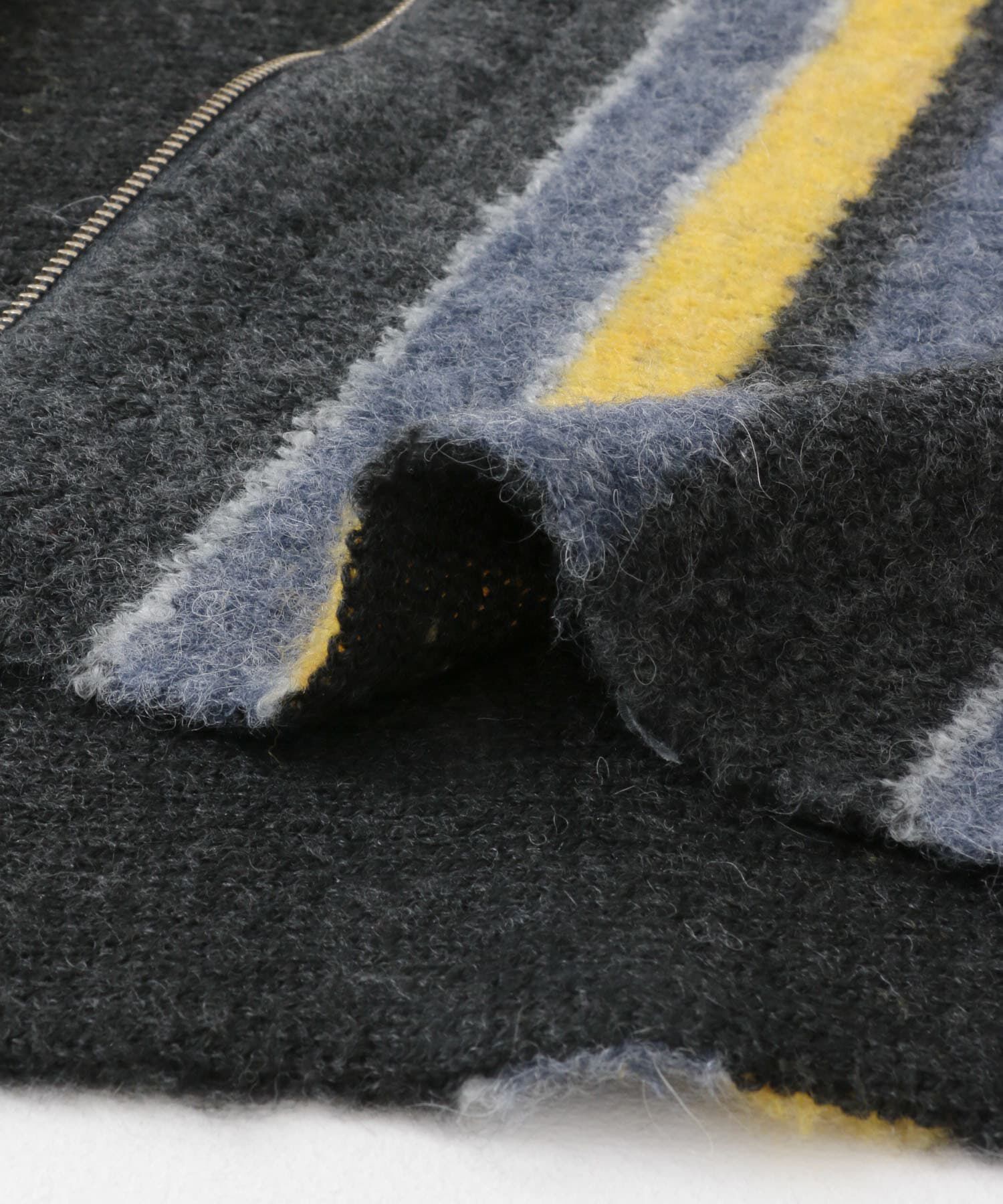  「フロントZIPストライプカーディガン」|カーディガン|