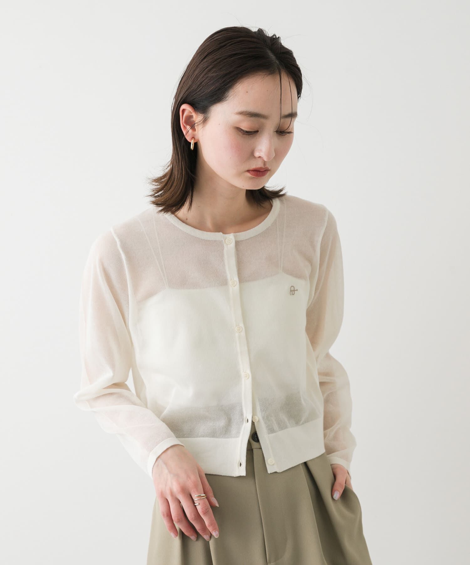 SENSE OF PLACE by URBAN RESEARCH「シシュウコンパクトシアーカーディガン」|カーディガン|