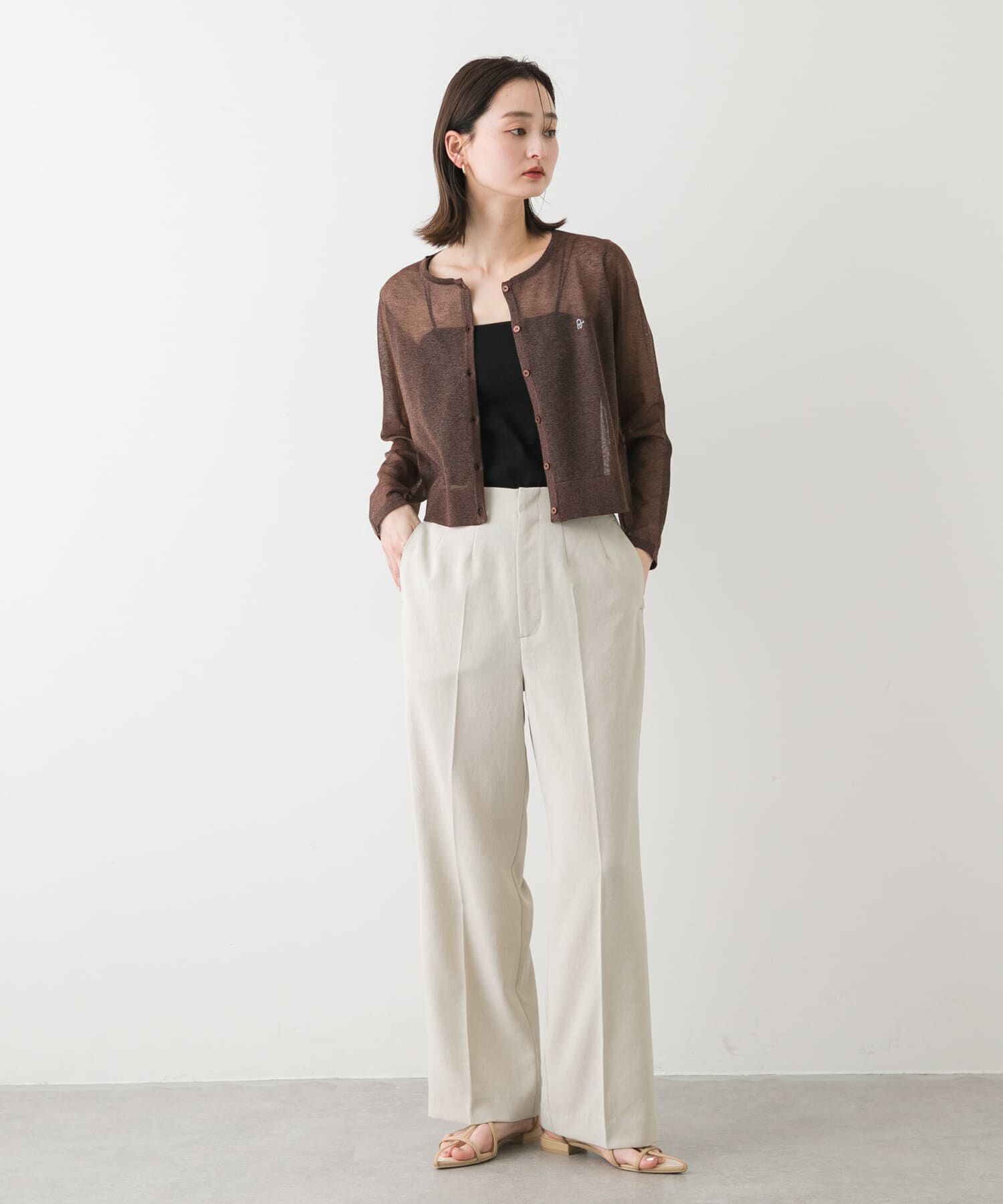 SENSE OF PLACE by URBAN RESEARCH「シシュウコンパクトシアーカーディガン」|カーディガン|