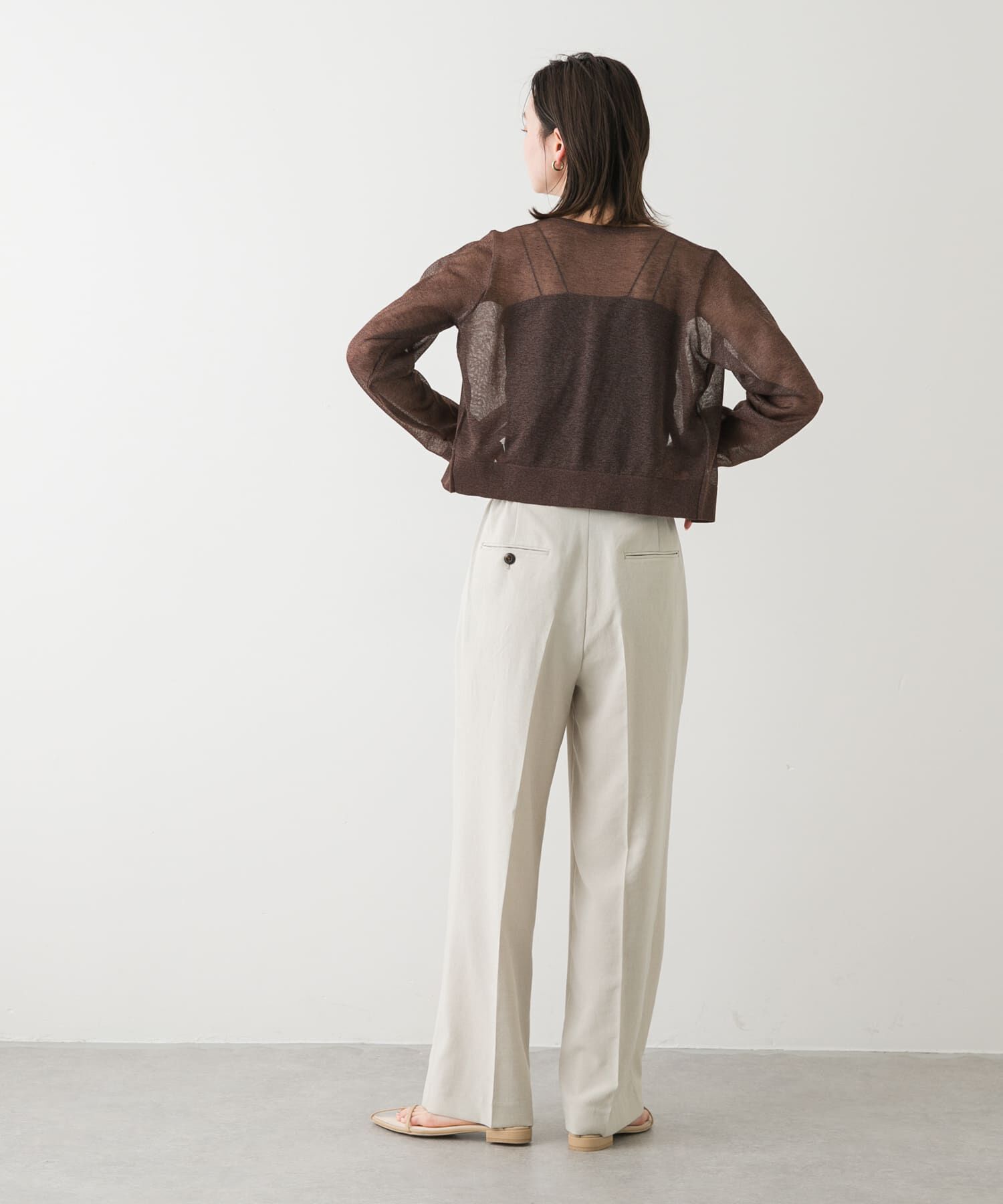 SENSE OF PLACE by URBAN RESEARCH「シシュウコンパクトシアーカーディガン」|カーディガン|