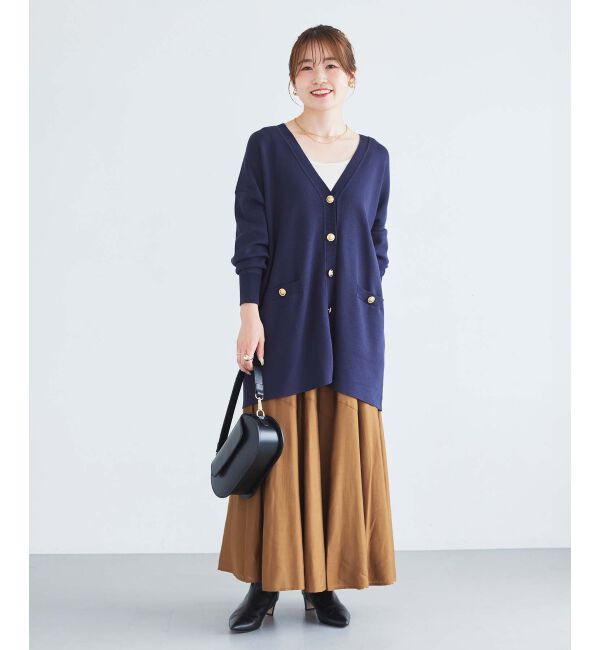 le.coeur blanc「《手洗い可能》TORRAZZO DONNAミラノリブカーデ」|カーディガン|