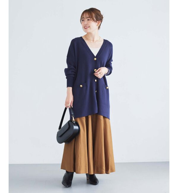 le.coeur blanc「《手洗い可能》TORRAZZO DONNAミラノリブカーデ」|カーディガン|