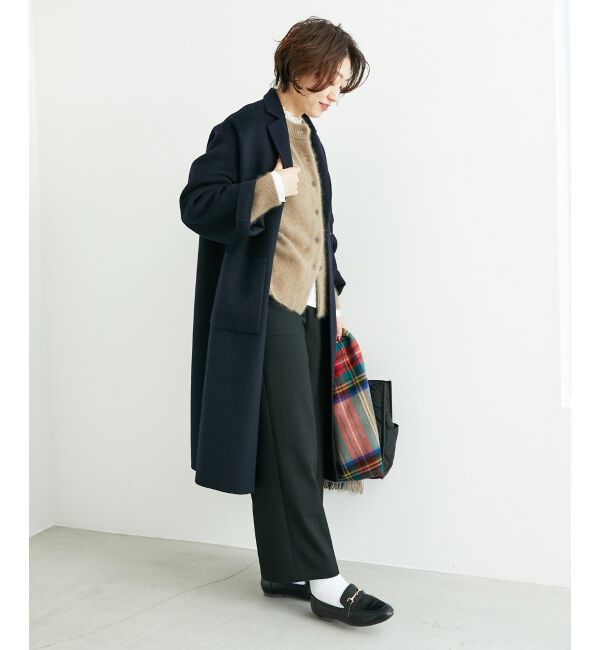  「チャイニーズラクーンモックネックカーディガン」|カーディガン|