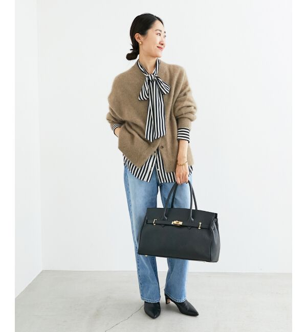  「チャイニーズラクーンモックネックカーディガン」|カーディガン|