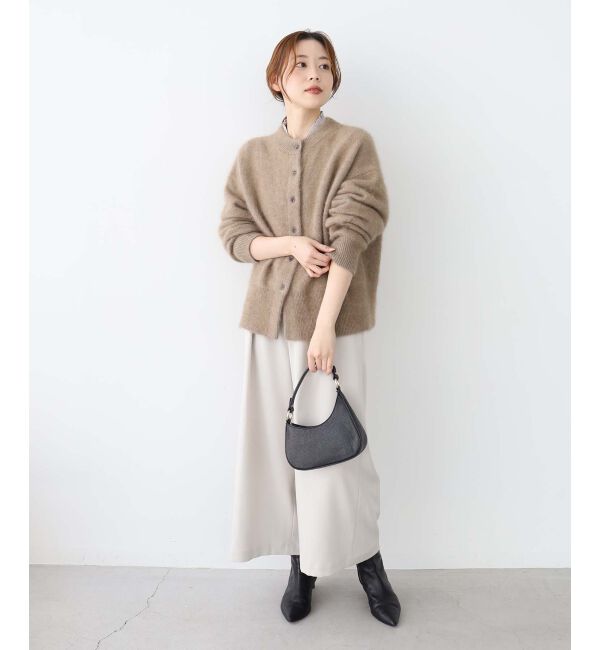  「チャイニーズラクーンモックネックカーディガン」|カーディガン|