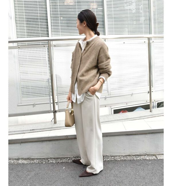  「チャイニーズラクーンモックネックカーディガン」|カーディガン|