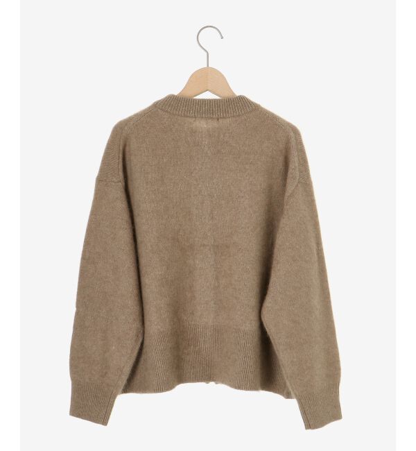  「チャイニーズラクーンモックネックカーディガン」|カーディガン|