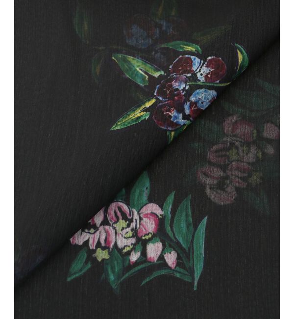  「《WEB/一部店舗限定》KAZUMIDOIボタニカルノースリギャザーブラウス」|シャツ・ブラウス|