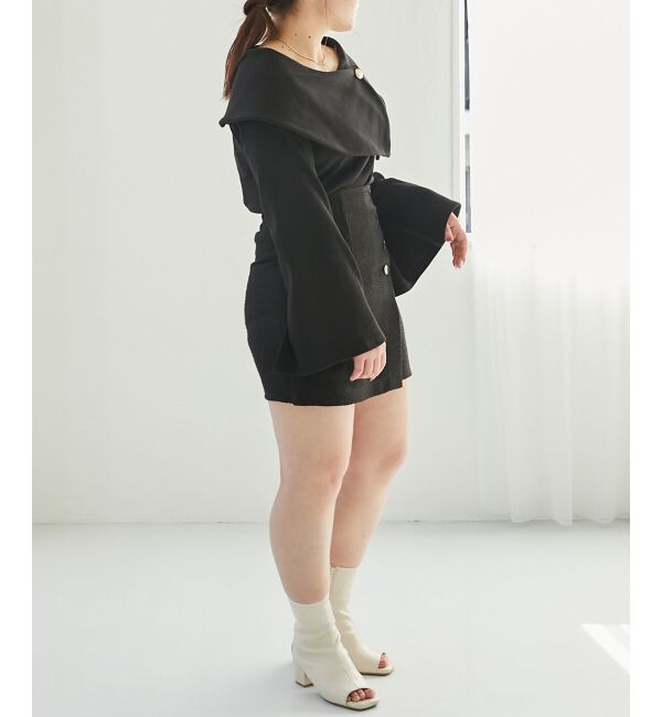 MAJESTICLEGON「フレアースリーブオフショルトップス」|Tシャツ・カットソー|