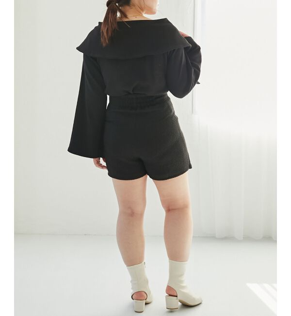 MAJESTICLEGON「フレアースリーブオフショルトップス」|Tシャツ・カットソー|