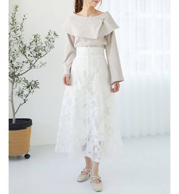 MAJESTICLEGON「フレアースリーブオフショルトップス」|Tシャツ・カットソー|