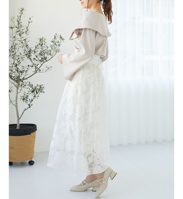 MAJESTICLEGON「フレアースリーブオフショルトップス」|Tシャツ・カットソー|