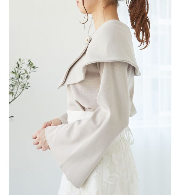 MAJESTICLEGON「フレアースリーブオフショルトップス」|Tシャツ・カットソー|