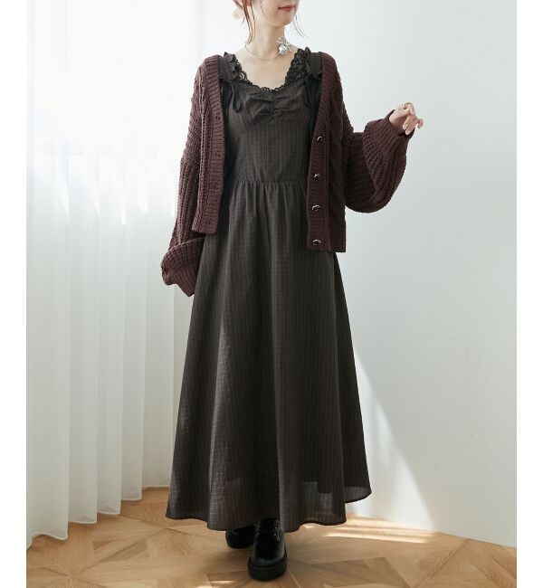 MAJESTICLEGON「ハートマシュマロモールカーディガン」|カーディガン|