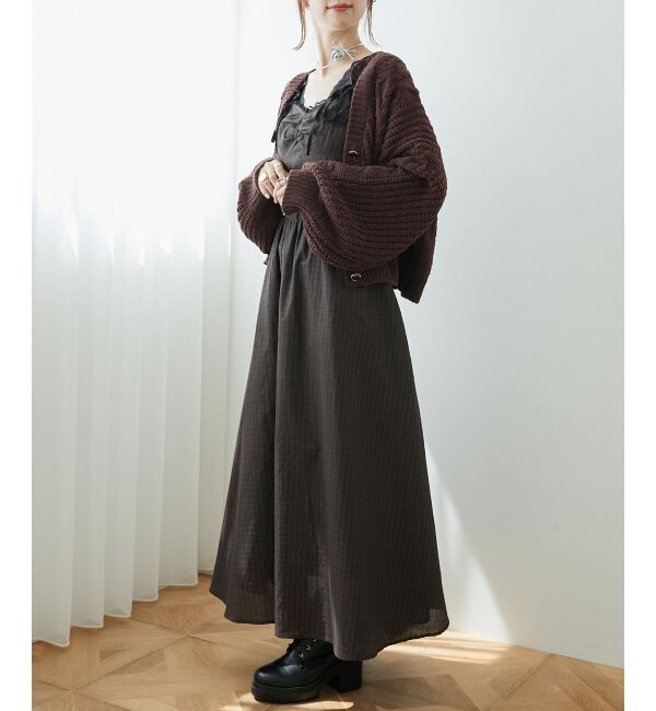 MAJESTICLEGON「ハートマシュマロモールカーディガン」|カーディガン|