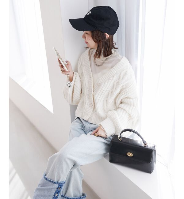 MAJESTICLEGON「ハートマシュマロモールカーディガン」|カーディガン|