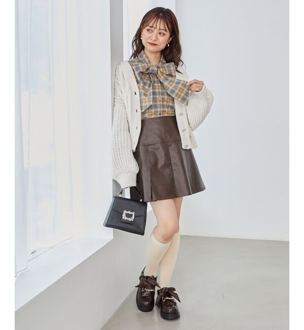 MAJESTICLEGON「ハートマシュマロモールカーディガン」|カーディガン|