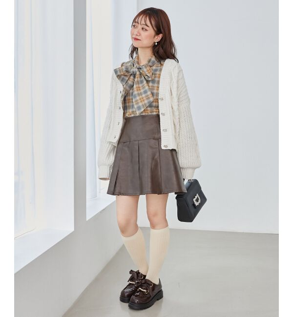 MAJESTICLEGON「ハートマシュマロモールカーディガン」|カーディガン|