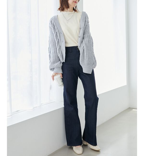 MAJESTICLEGON「ハートマシュマロモールカーディガン」|カーディガン|