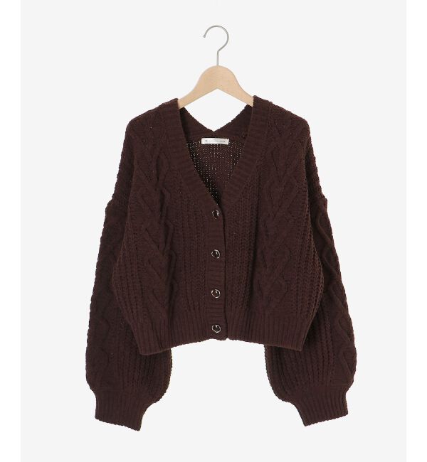 MAJESTICLEGON「ハートマシュマロモールカーディガン」|カーディガン|