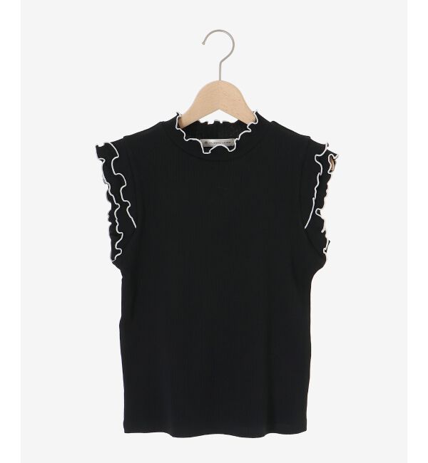  「ノースリフリルメロウリブトップス」|Tシャツ・カットソー|