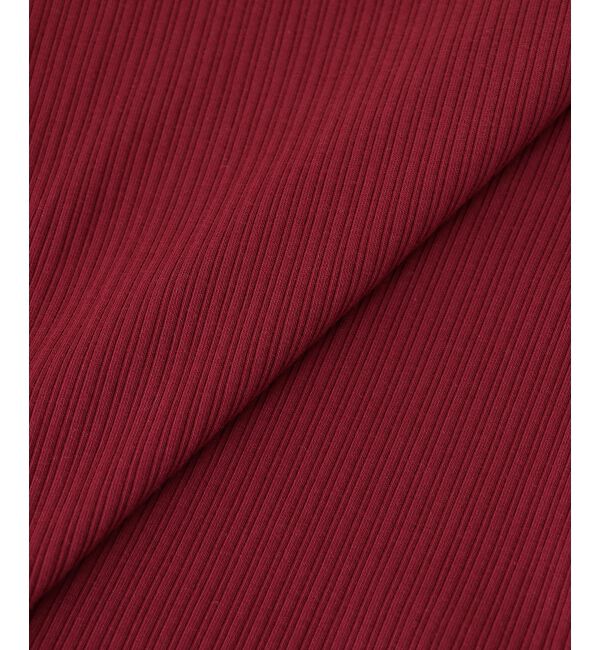  「ノースリフリルメロウリブトップス」|Tシャツ・カットソー|