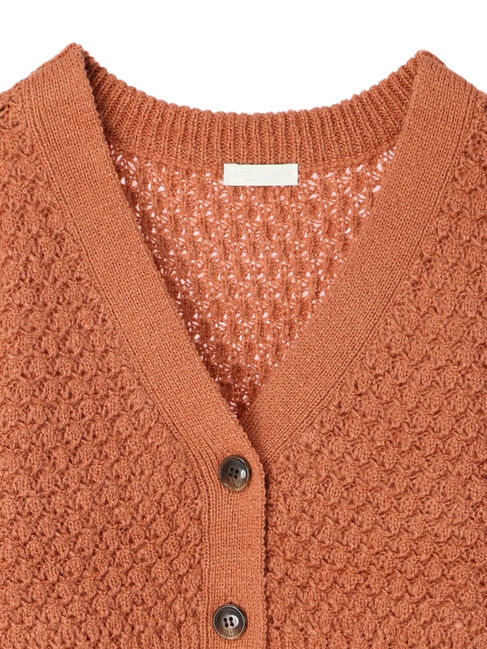 earth music&ecology「ボールニッティングニットカーディガン」|カーディガン|