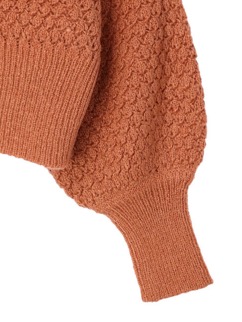 earth music&ecology「ボールニッティングニットカーディガン」|カーディガン|