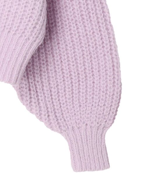 earth music&ecology「ヘアリーショートニットカーディガン」|カーディガン|